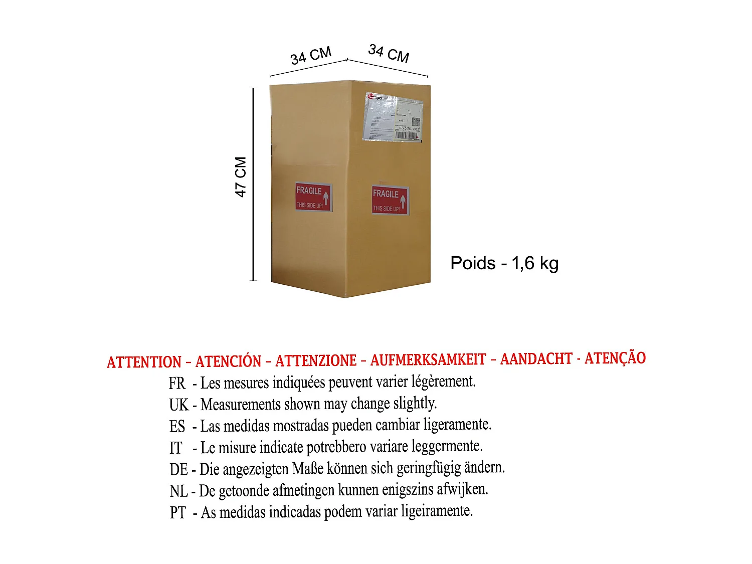 Lámpara de noche TOSEL ,madera,Negro ,A54xD30xP30cm