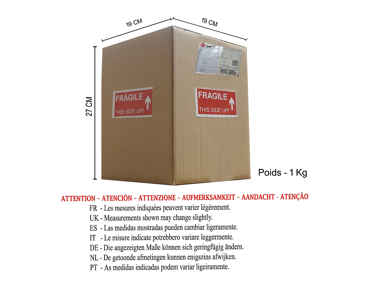 Candeeiro de mesa TOSEL TÉTRAÈDRE C madeira geométrico Madeira preta D35 x  H30  cm