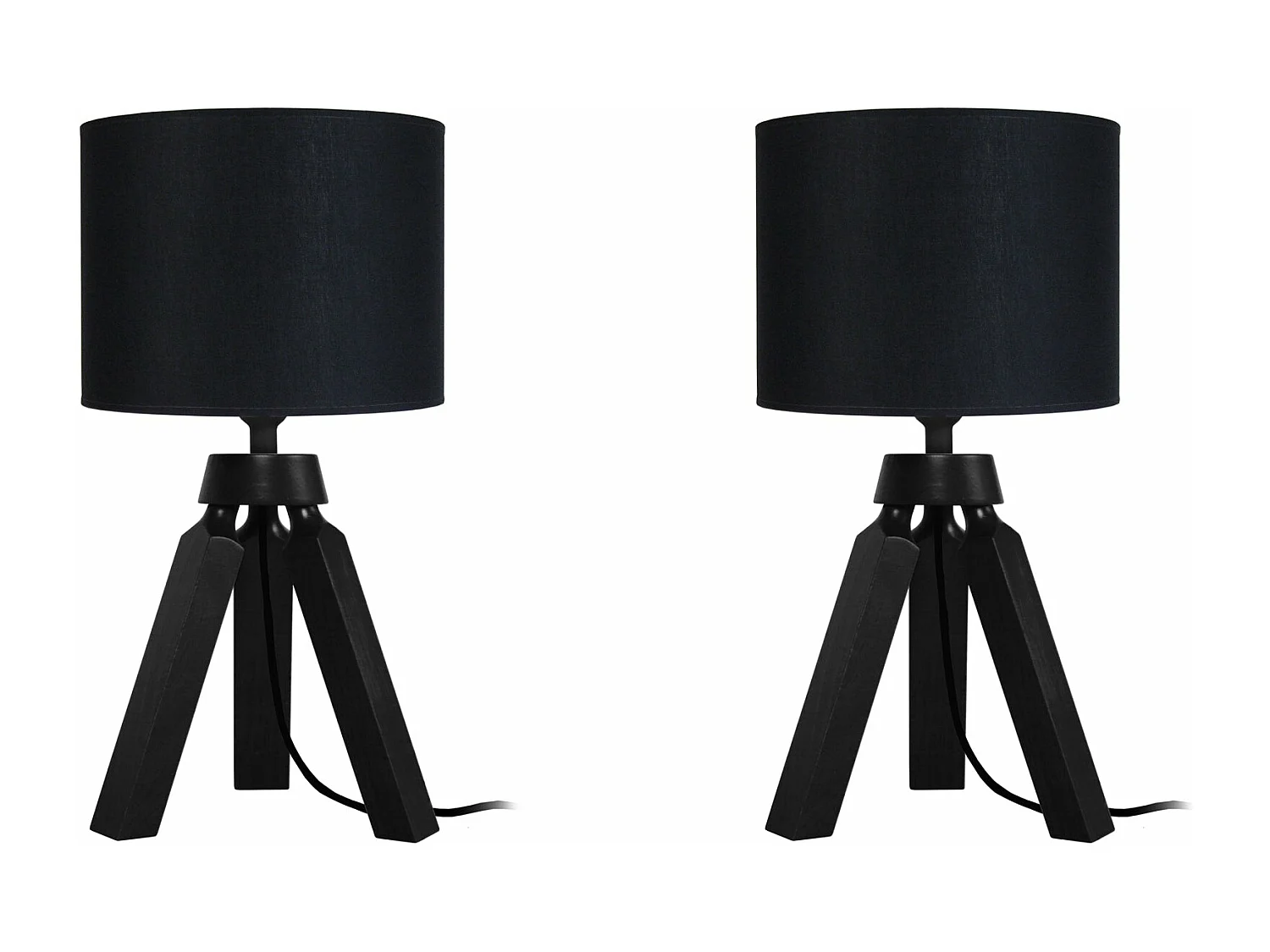 Abajur TOSEL ISSY LT2 tecido coluna bege D25 x  H41  cm