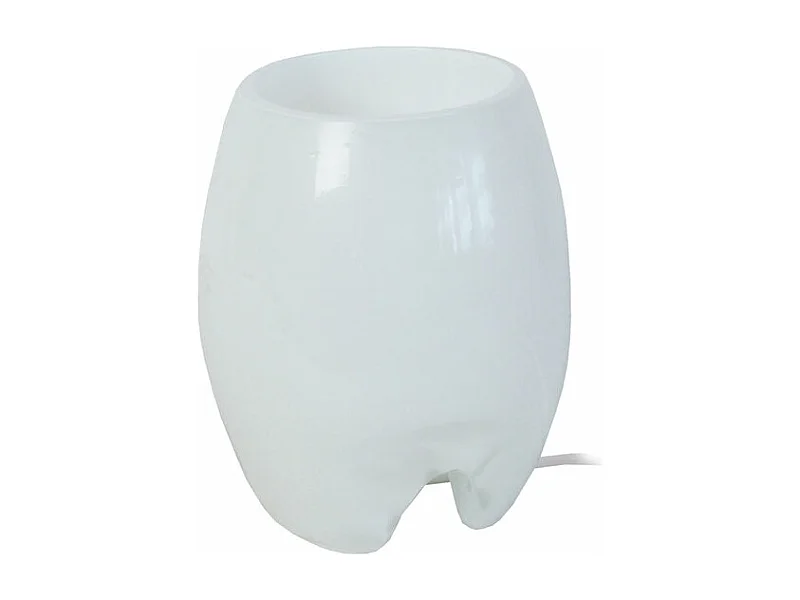 Abajur TOSEL SYMPHONIE tecido cônico castanho D30 x  H50  cm