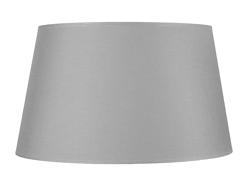 Abajur TOSEL SYMPHONIE tecido cônico fumaça D30 x  H50  cm