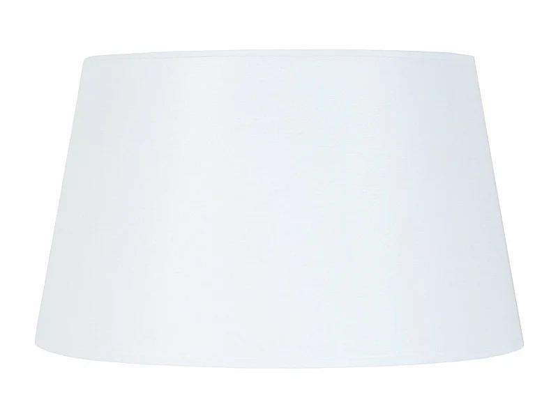 Abat-jour tissu  blanc 30 cm.