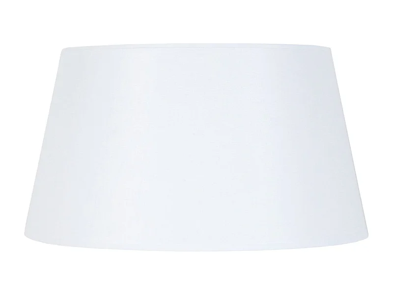 Abat-jour tissu  blanc 18 cm.