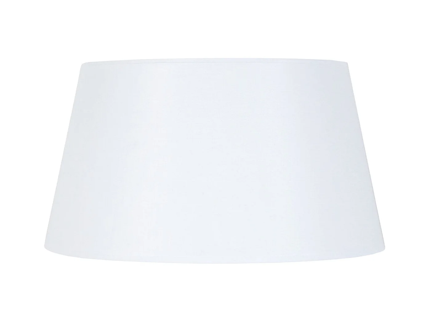 Abat-jour tissu  blanc 18 cm.