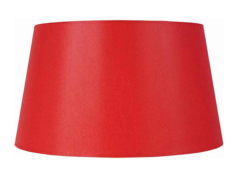 Abajur TOSEL TROMPETA tecido queimado branco D30 x  H52  cm