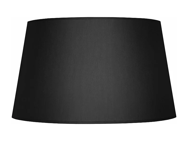 Abajur TOSEL SYMPHONIE tecido cônico preto D30 x  H46  cm