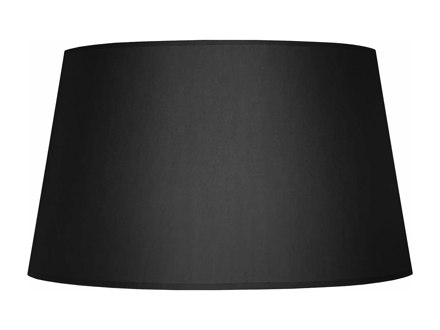 Abajur TOSEL SYMPHONIE tecido cônico preto D30 x  H46  cm