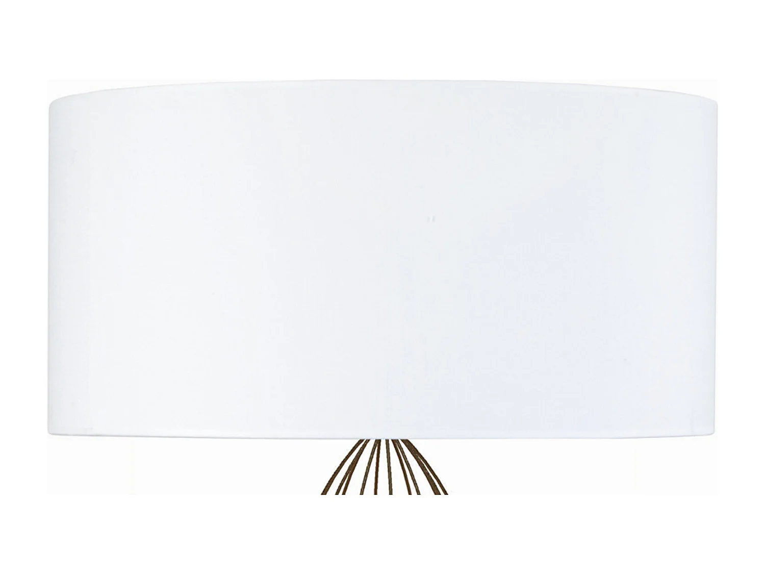 Candeeiro de Pé TOSEL SORANO metal tripé Dourado D50 x  H157  cm