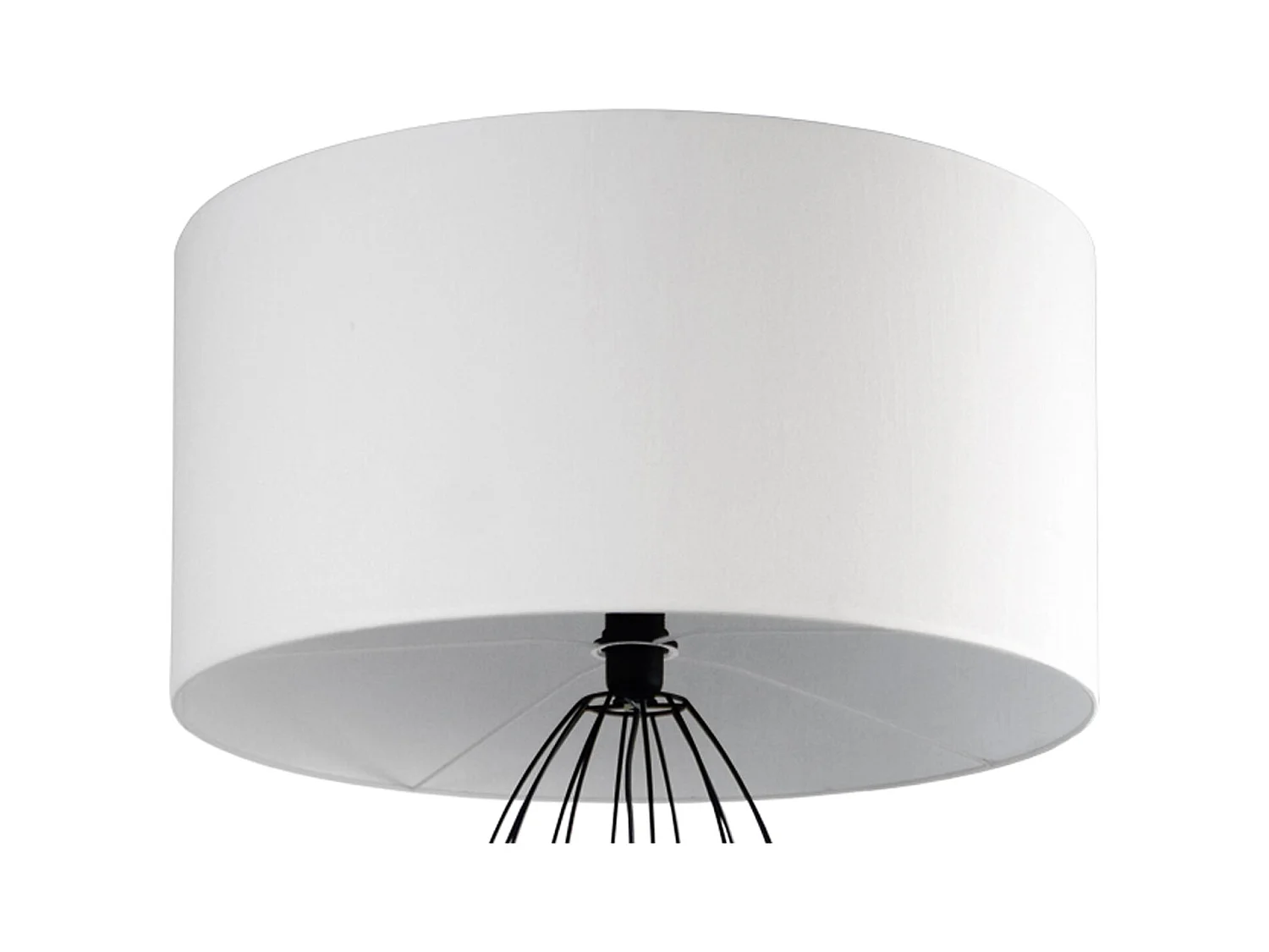 Lámpara de Pie TOSEL ,metal,Negro ,A168xD 45x P 45cm