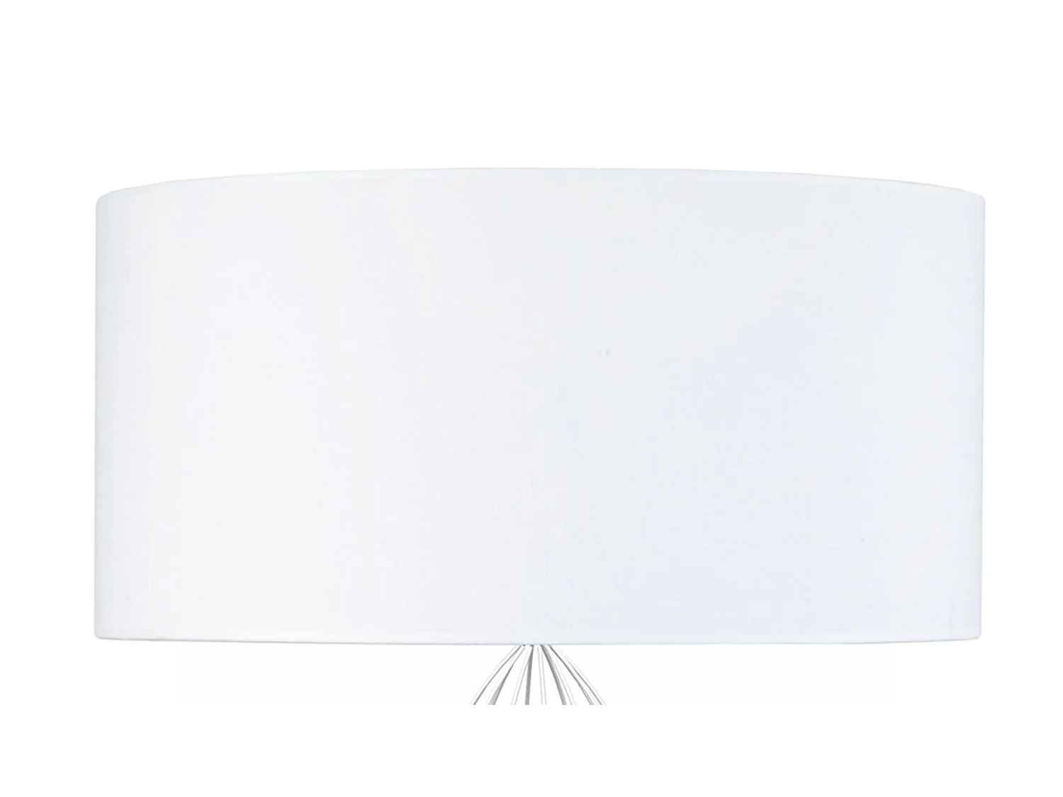 Lampada da terra filo metallo  bianco ,coluna BRADFORD bianco  D'60cm