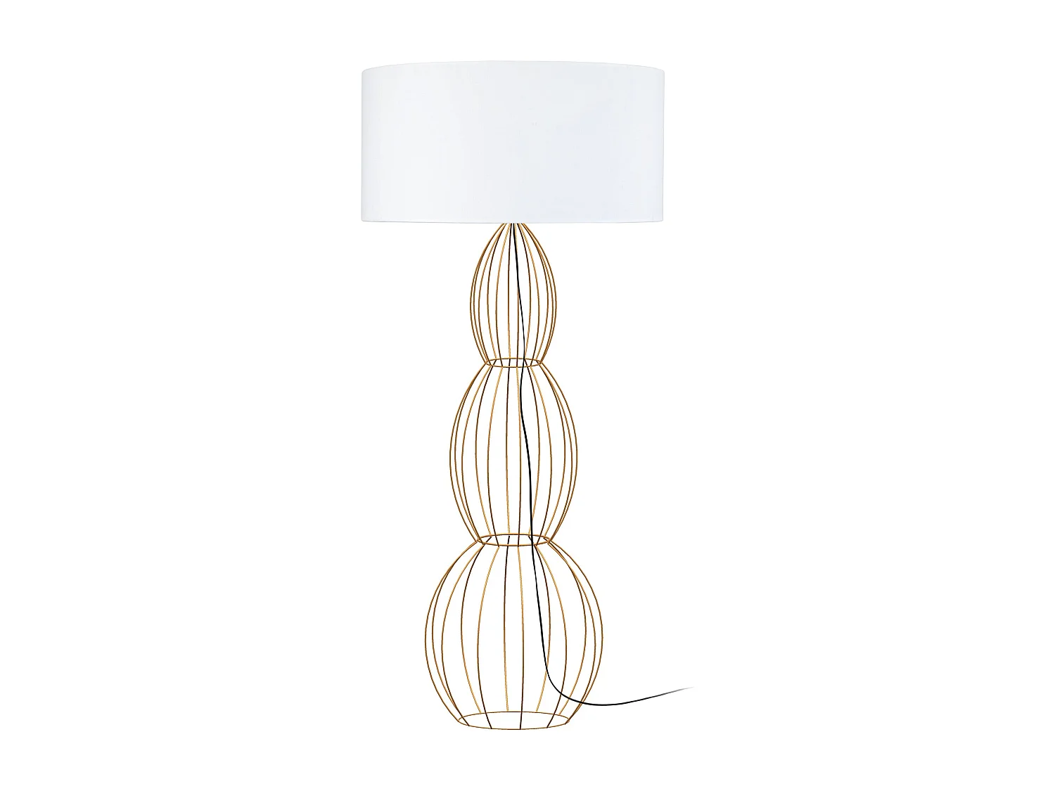 Lámpara de Pie TOSEL ,metal,Bronce ,A155xD40xP40cm