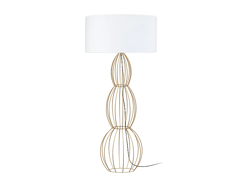 Lampadaire TOSEL ,métal,Cuivre ,H155xD40xP40cm