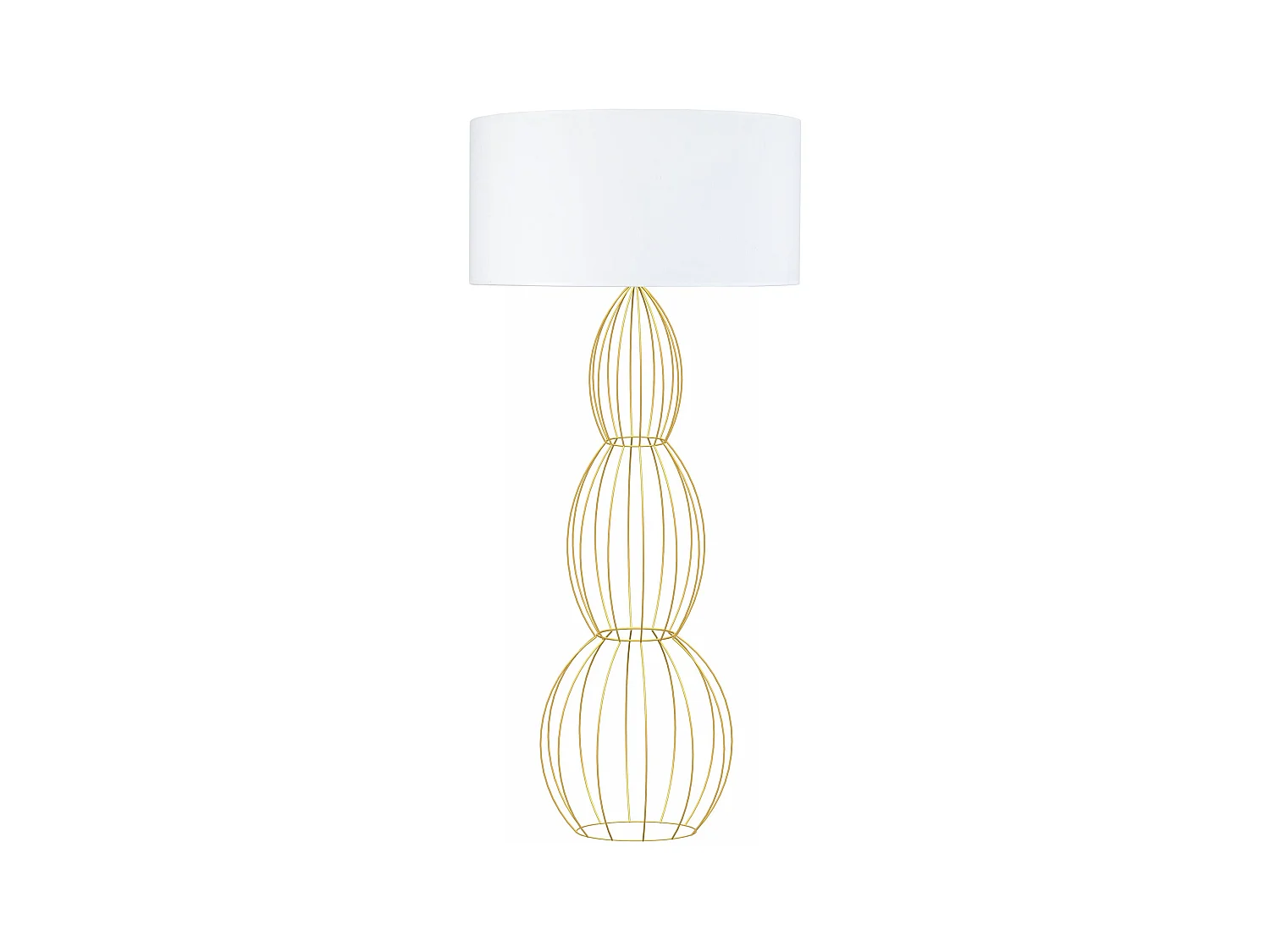 Lampadaire TOSEL ,métal,Doré ,H155x D40xP40cm