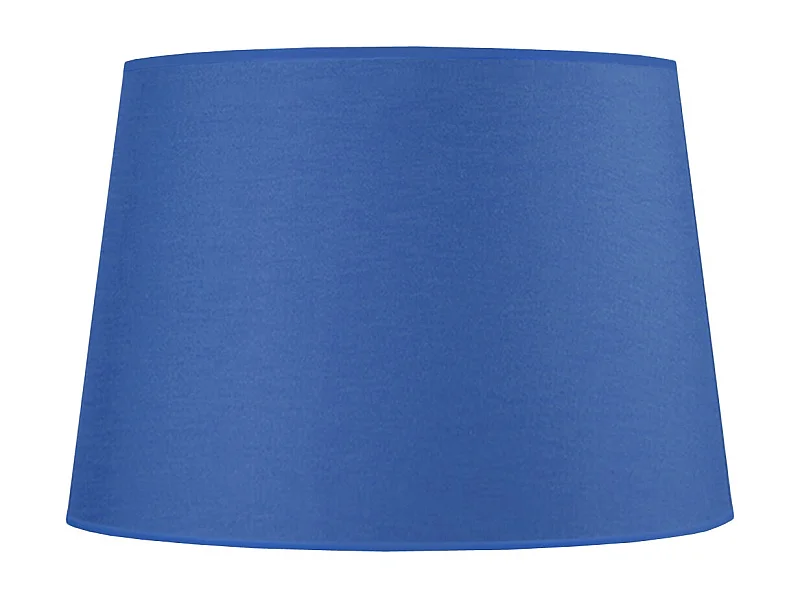 Abat-jour tissu  bleu 25 cm.