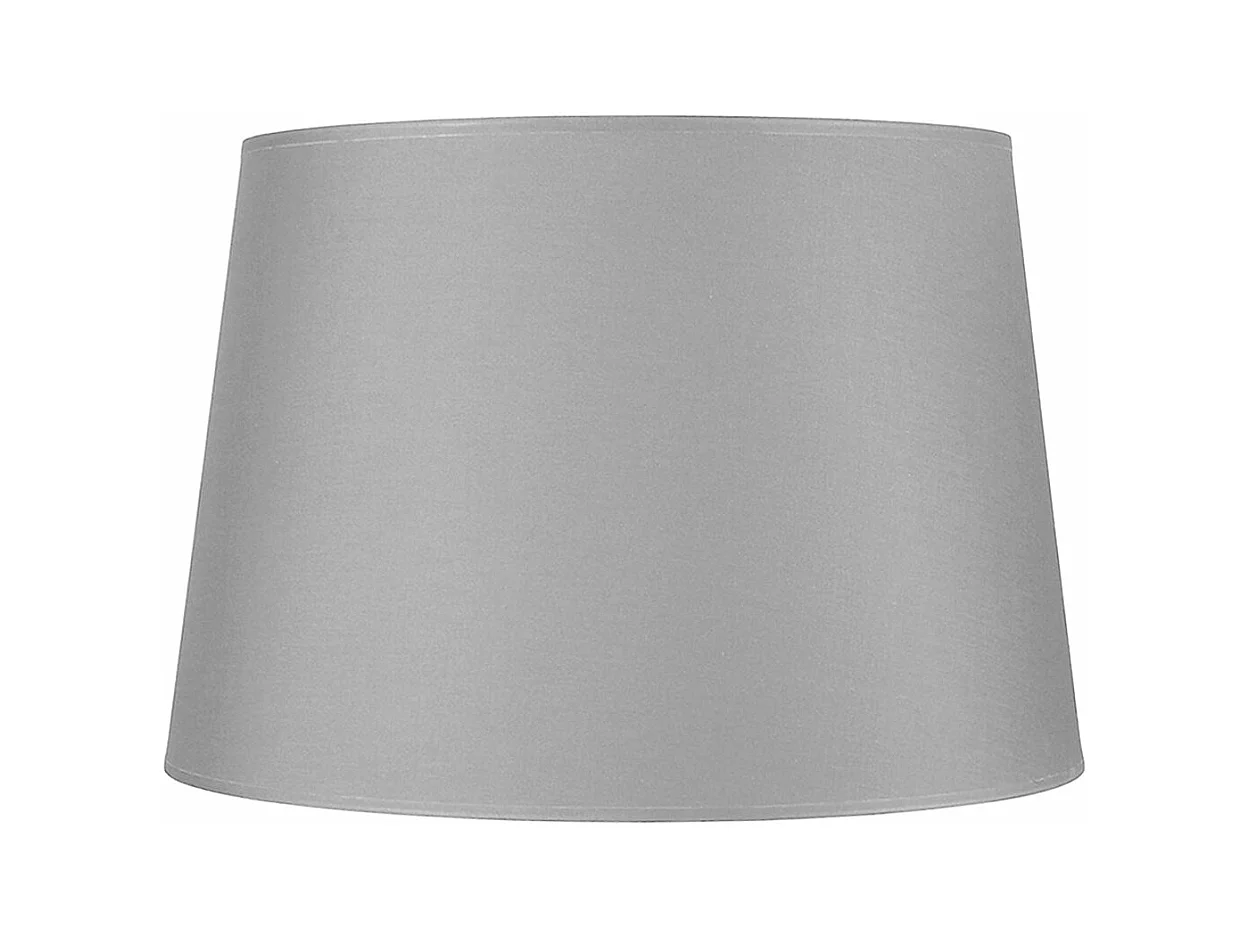 Abat-jour tissu  gris 25 cm.