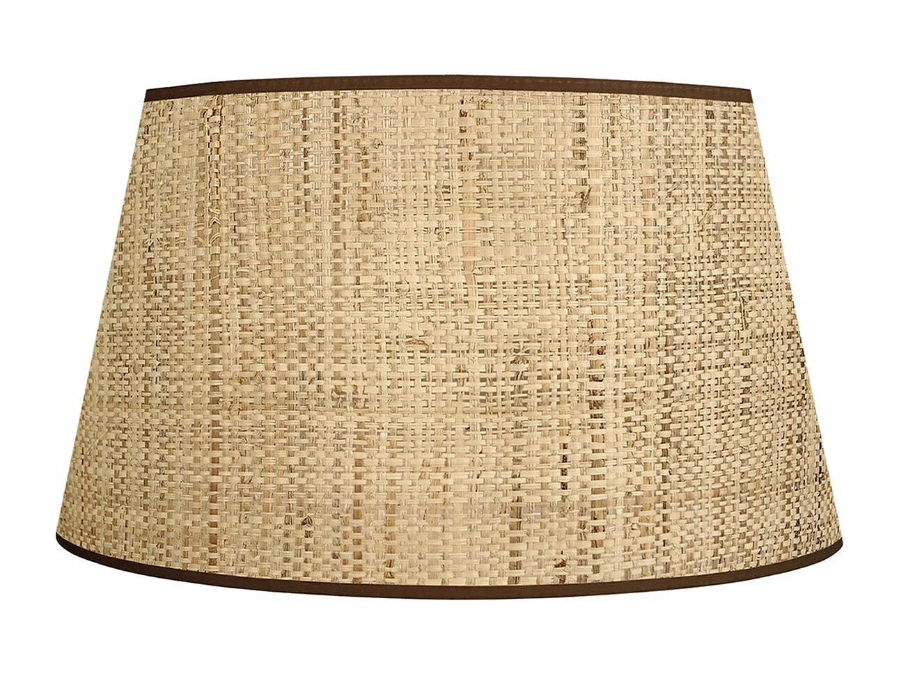 Candeeiro de mesa TOSEL ALFENA   tecido certo castanho D30 x  H58  cm