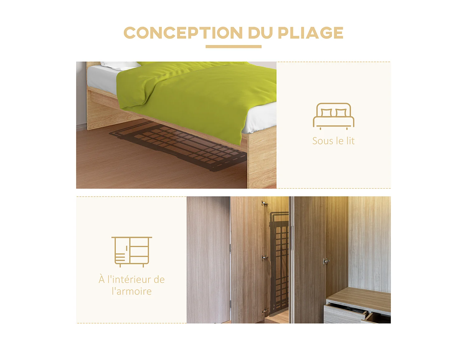 Séchoir étendoir à linge électrique chauffant pliable 2 ailes repliables 230W 45-55°C aluminium