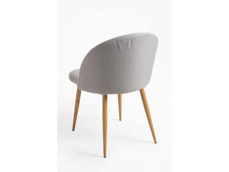 Packs Sillas Comedor - Pack 2 Sillas Vint Tela - Gris claro