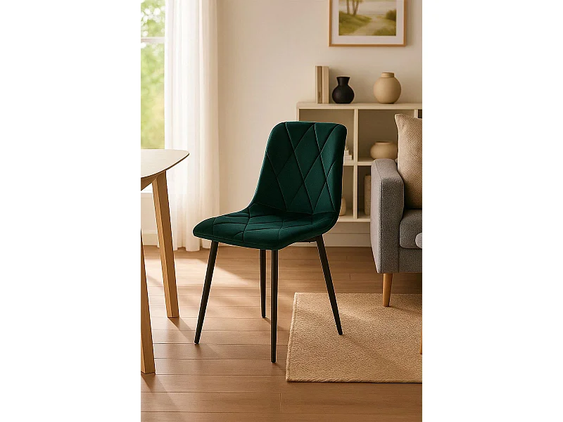 Sillas Comedor - Silla Lyke Terciopelo - Verde