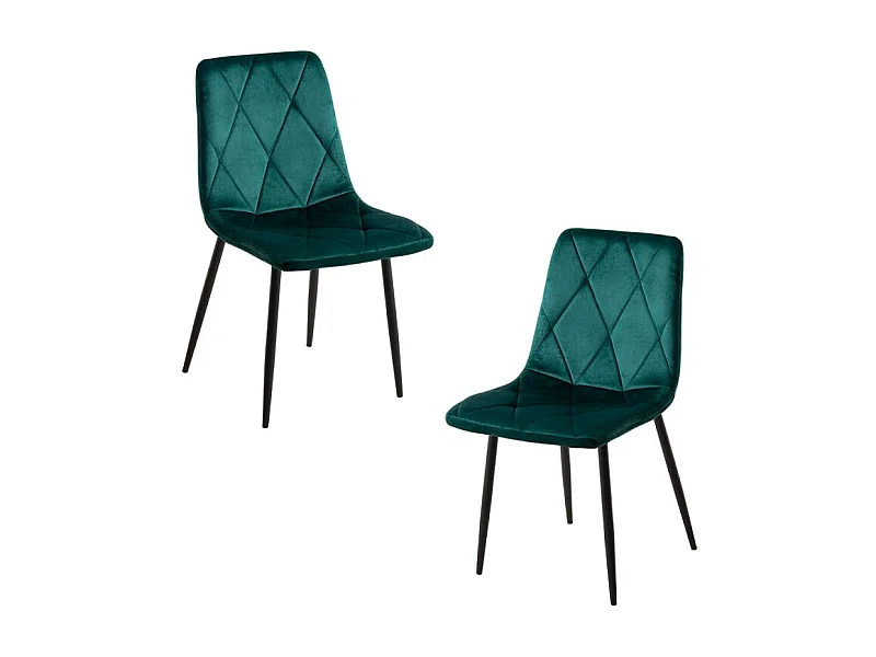 Packs Sillas Comedor - Pack 2 Sillas Lyke Terciopelo - Verde