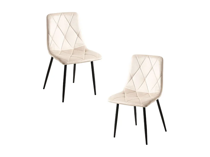 Packs Sillas Comedor - Pack 2 Sillas Lyke Terciopelo - Beige