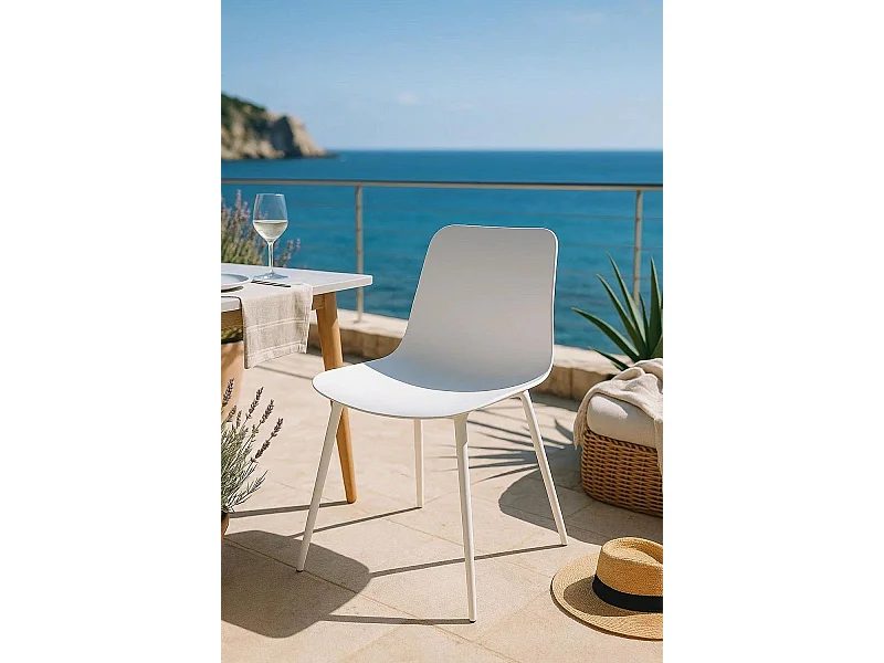 Sillas Comedor - Silla Bimi - Blanco