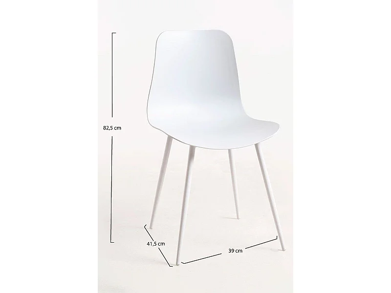 Sillas Comedor - Silla Bimi - Blanco