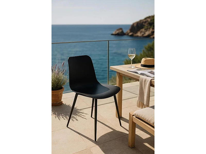 Sillas Comedor - Silla Bimi - Negro