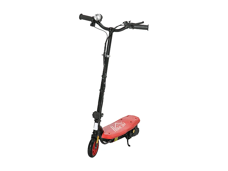 Trottinette électrique 120 W pliable pour enfant 7-14 ans 12 Km/h max. autonomie 10 Km max. rouge
