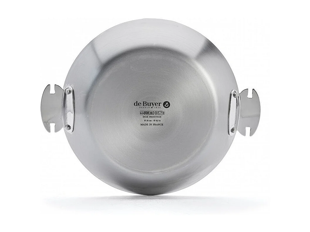 Poêle 24 cm en inox Alchimy Loqy