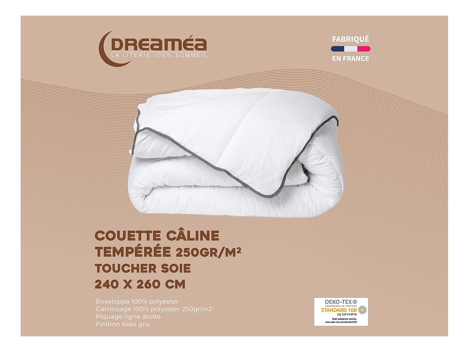 Zestaw kołdra o teksturze jedwabiu 240 x 260 cm + 2 poduszki 60 x 60 cm - Biały - BIESYA