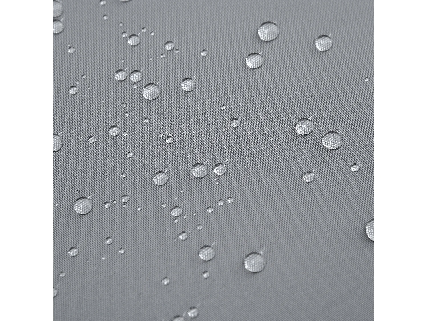 Lot de 2 matelas pour bain de soleil transat - cordons et scratchs d'attache - dim. 196L x 55l cm ép. 8 cm - polyester déperlant gris