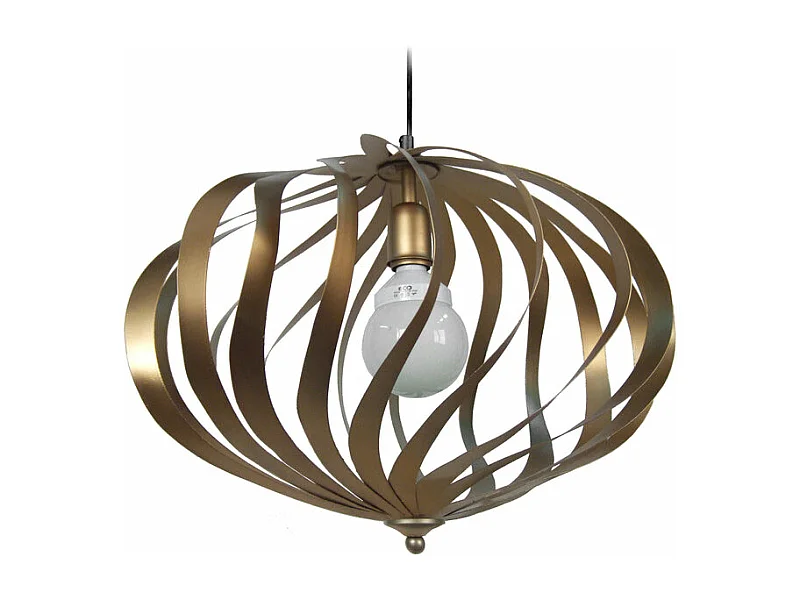 Suspensão TOSEL  OVALIA metal globo cobre D20 x  H77  cm