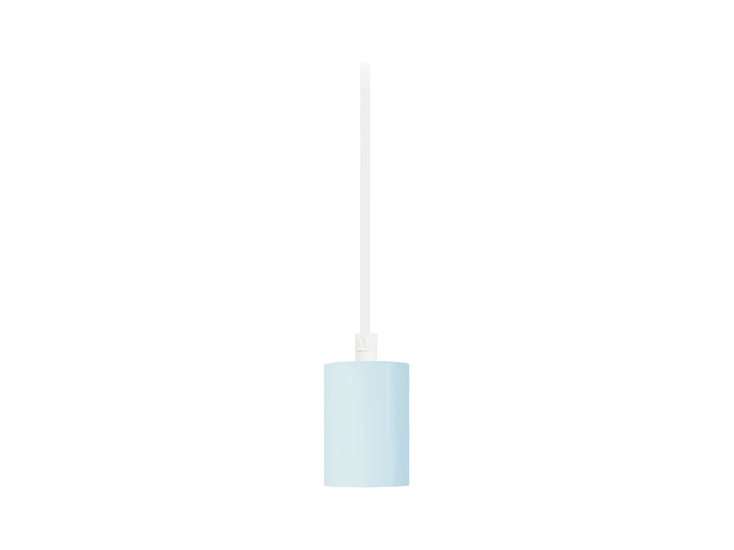 Pendel  TOSEL ,métal,Bleu,H80xD4,5xP4,5cm