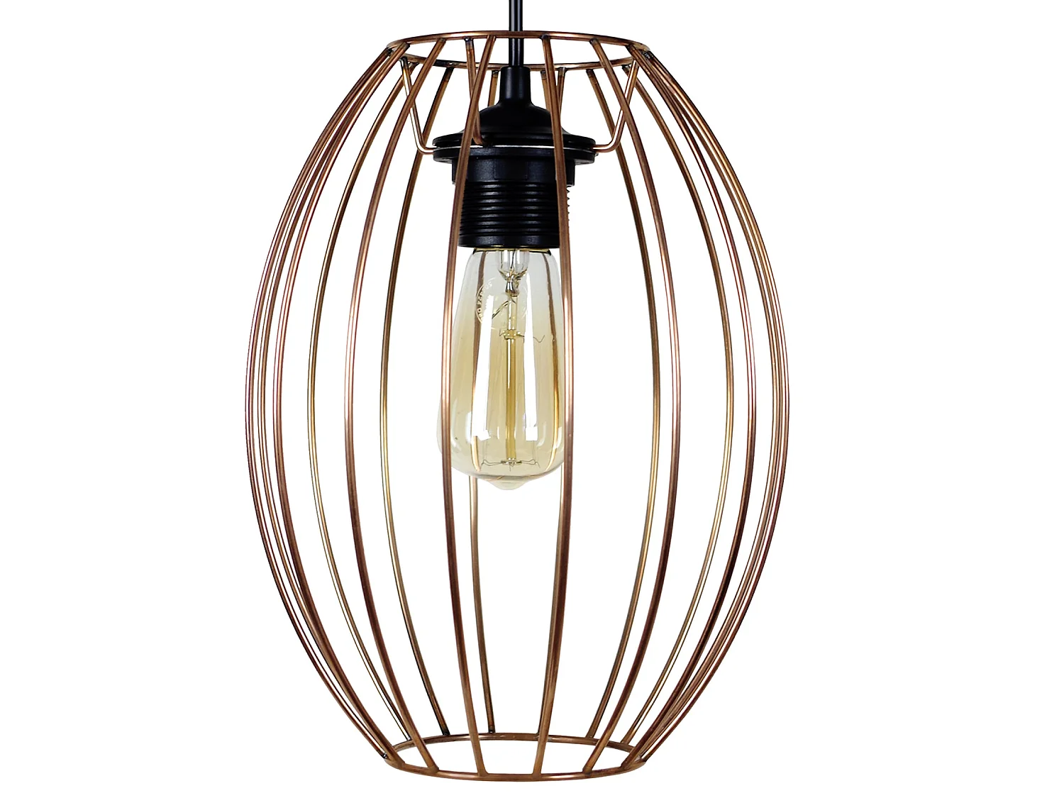 Suspension TOSEL ,métal,Cuivre ,H 85xD19xP19cm