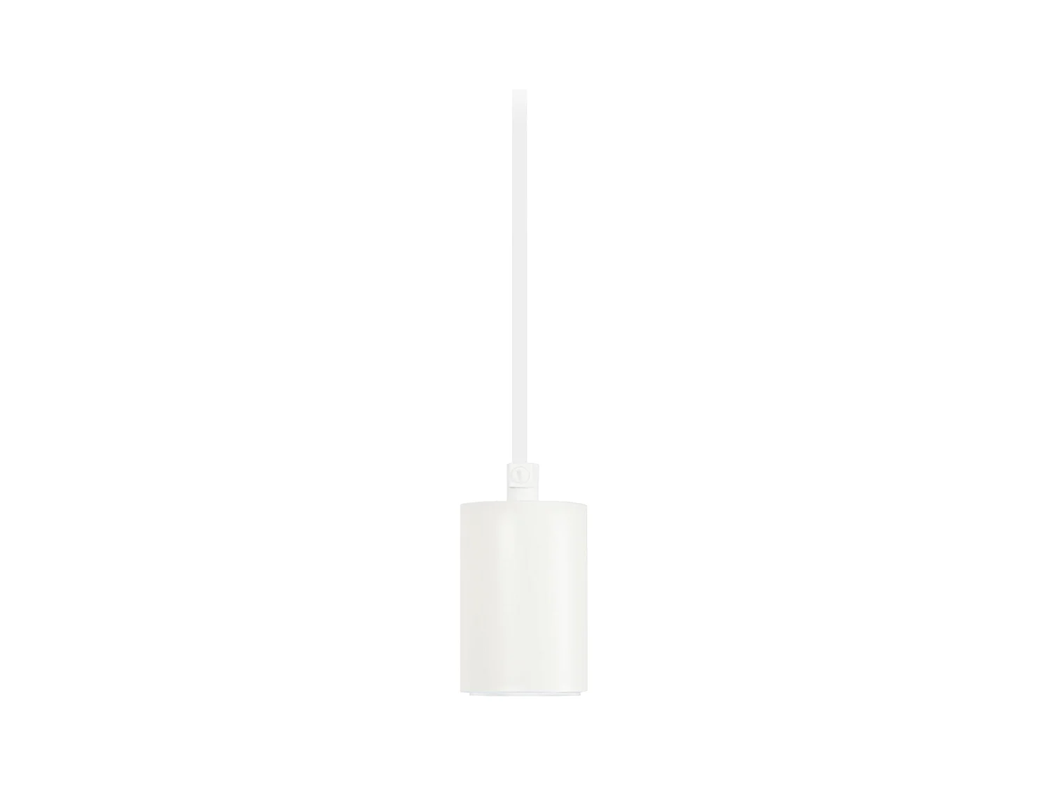 Pendel  TOSEL ,métal,Blanc ,H80xD4,5xP4,5cm