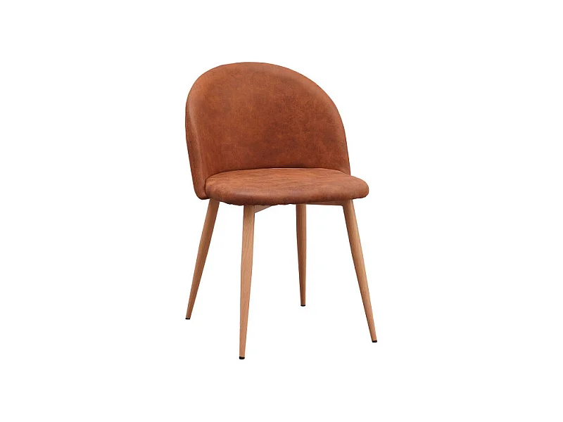 Sillas Comedor - Silla Vint Polipiel - Camel