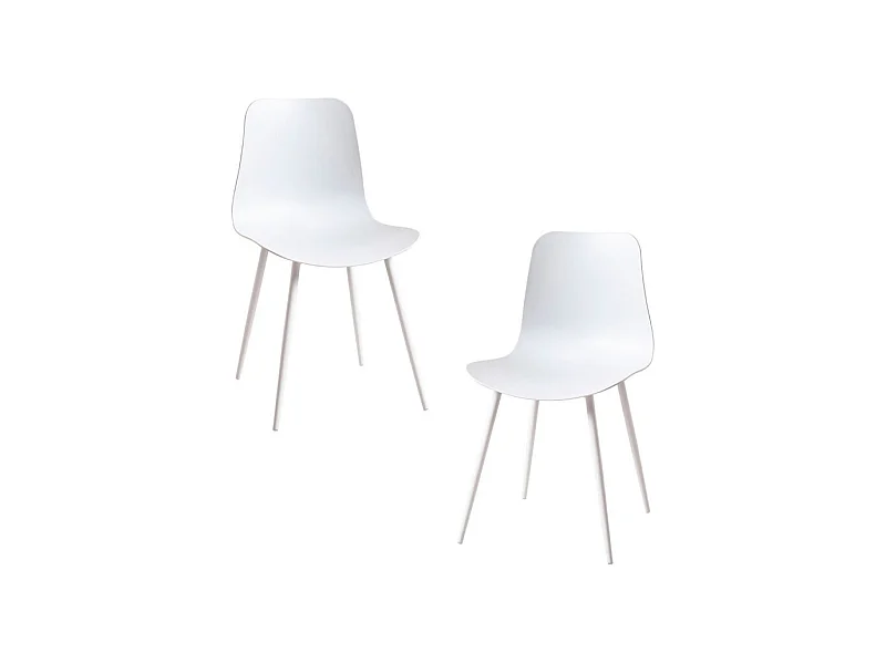 Packs Sillas Comedor - Pack 2 Sillas Bimi - Blanco
