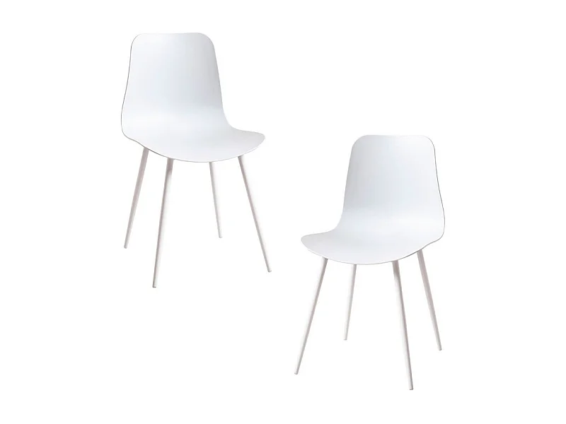 Packs Sillas Comedor - Pack 2 Sillas Bimi - Blanco