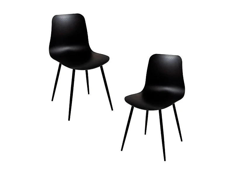 Packs Sillas Comedor - Pack 2 Sillas Bimi - Negro