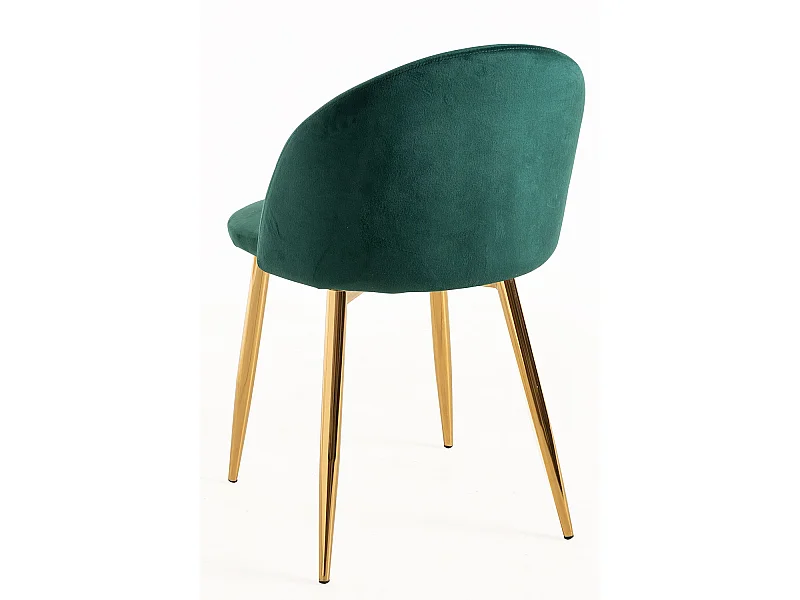 Packs Sillas Comedor - Pack 2 Sillas Vint Terciopelo Golden - Verde
