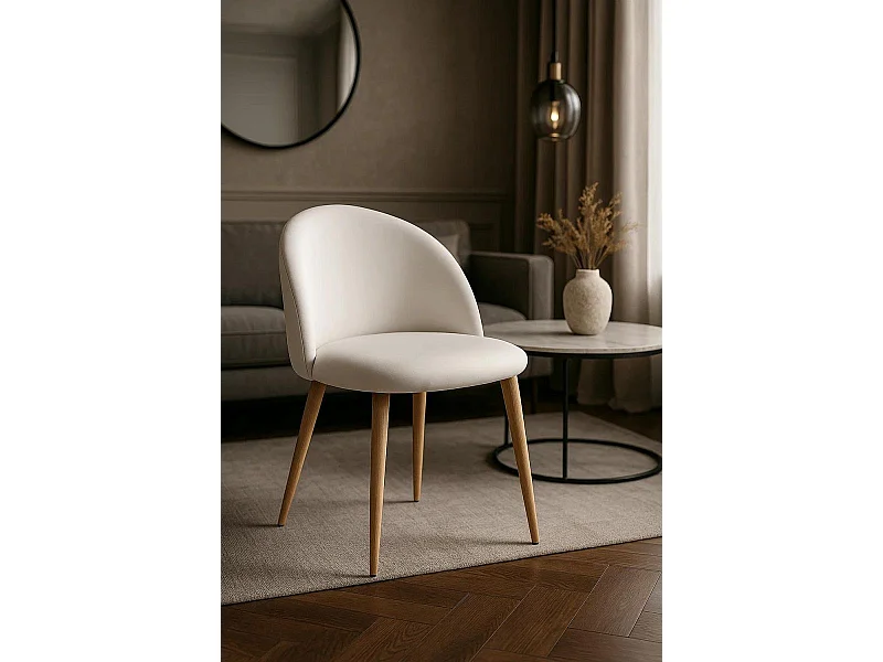 Sillas Comedor - Silla Vint Polipiel - Blanco