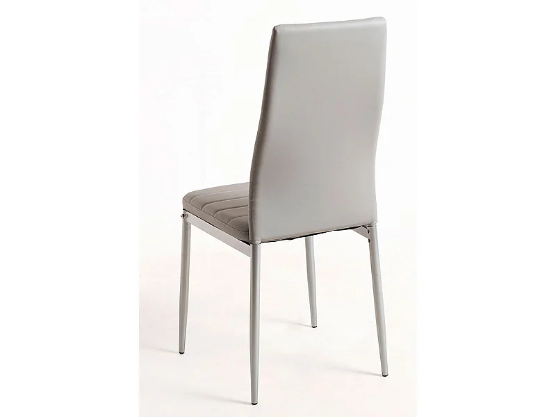 Packs Sillas Comedor - Pack 4 Sillas Lauter Polipiel - Gris claro