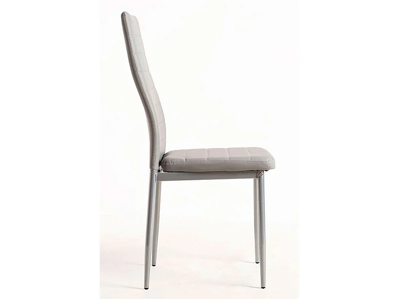 Packs Sillas Comedor - Pack 4 Sillas Lauter Polipiel - Gris claro