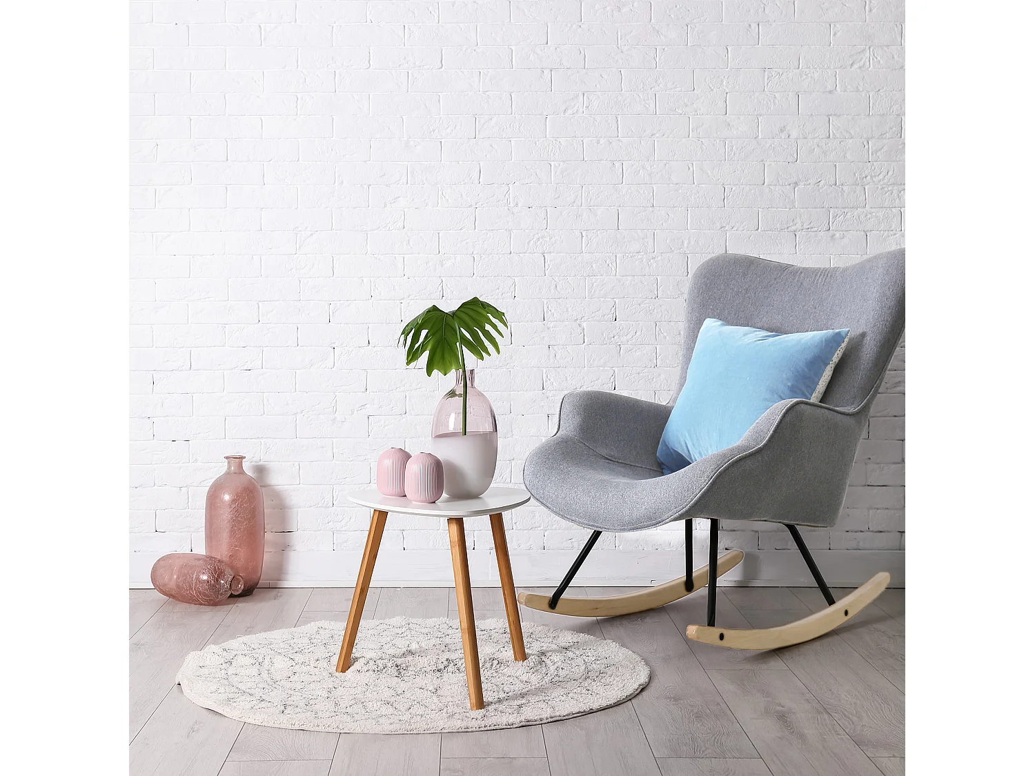 Fauteuil Helsinki A Bascule Gris Gris