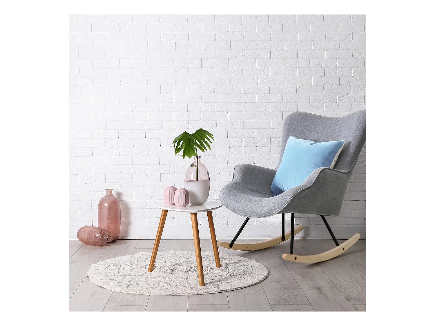 Fauteuil Helsinki A Bascule Gris Gris