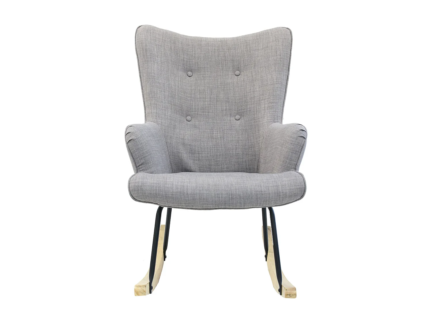 Fauteuil Helsinki A Bascule Gris Gris