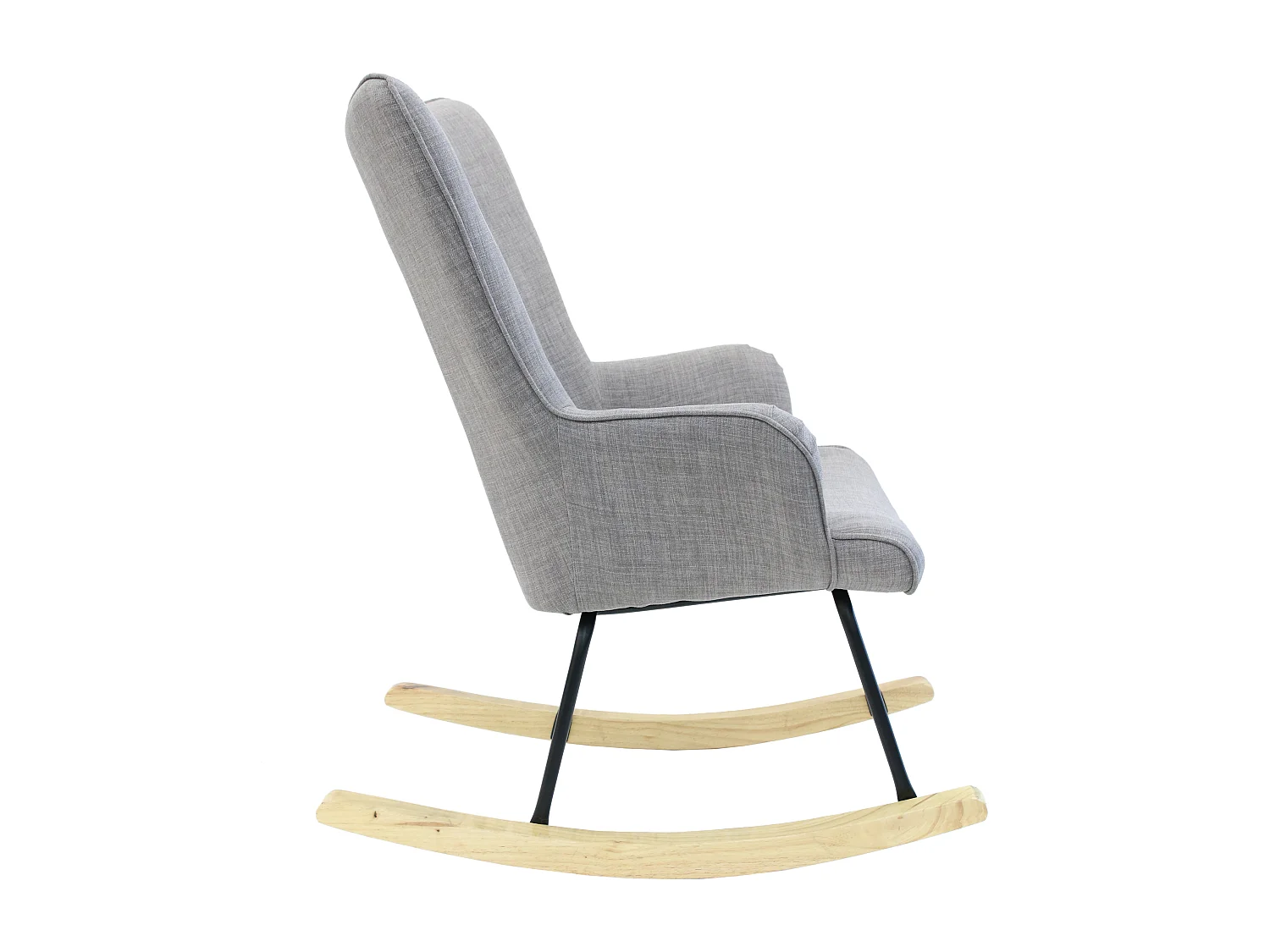 Fauteuil Helsinki A Bascule Gris Gris