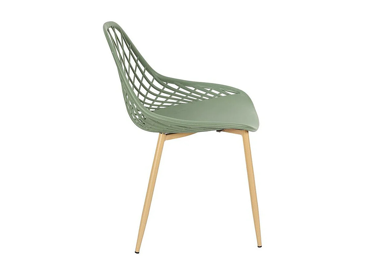 Chaise Exterieur Malaga Vert - Lot De 4 Vert