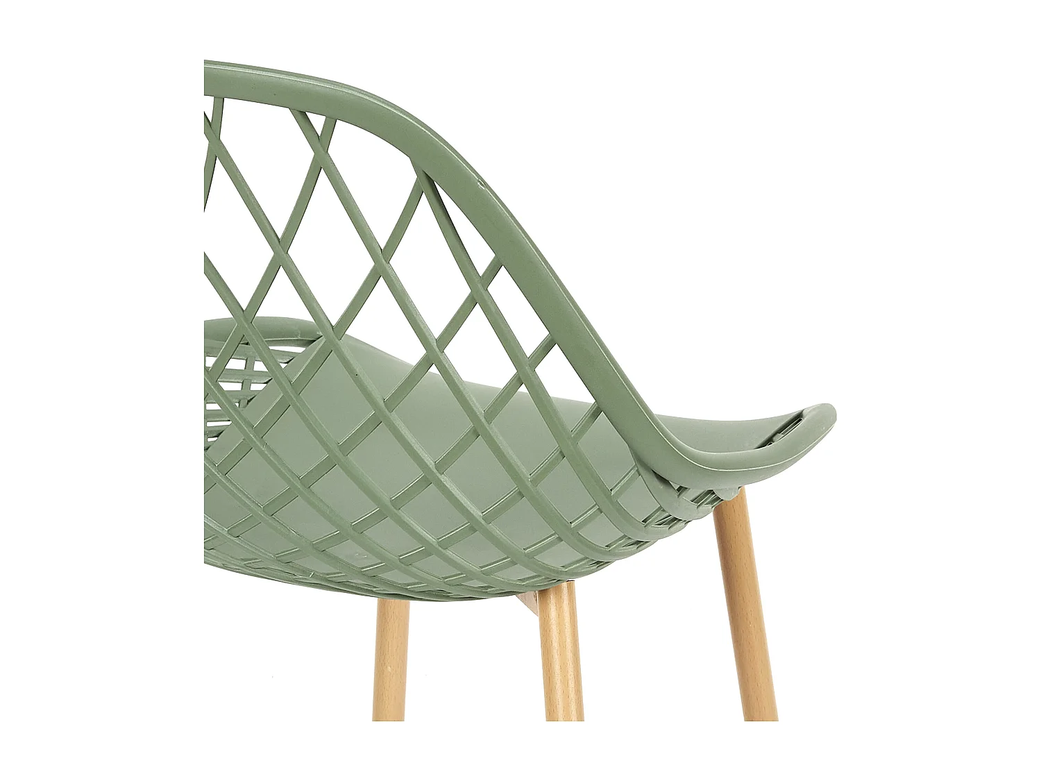 Chaise Exterieur Malaga Vert - Lot De 4 Vert